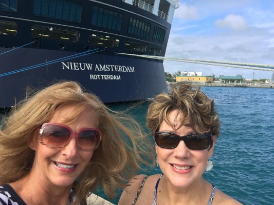Happy Women on Cruise