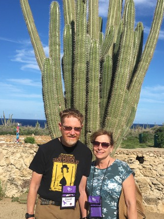 Couple in Front of Cactus