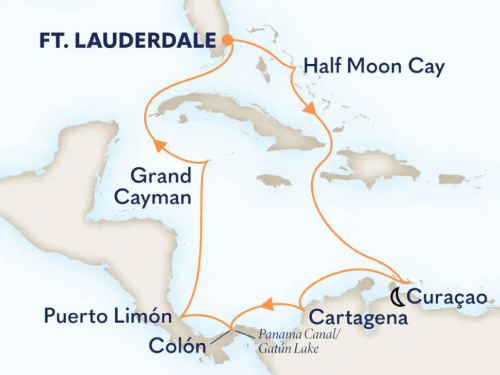 Panama Canal Map